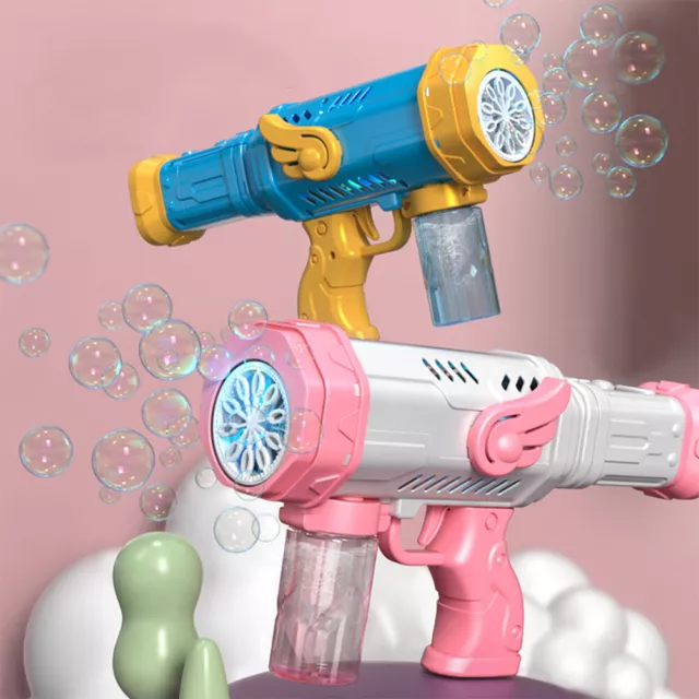 12 Holes Bubbles Gun Leakproof Automatic Bubble Maker Blower for Summer Outdoor