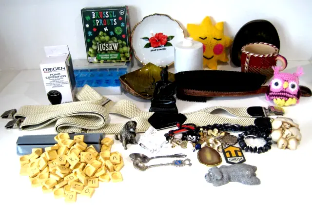 Job Lot Of Mixed Vintage Collectables, Trinkets, Curios, Treasures, Bits & Bobs.