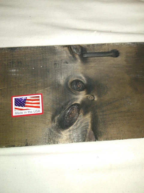 Bless our Stable  Distressed Sign, Carved  Wood Sign Grey New USA made rustic 7