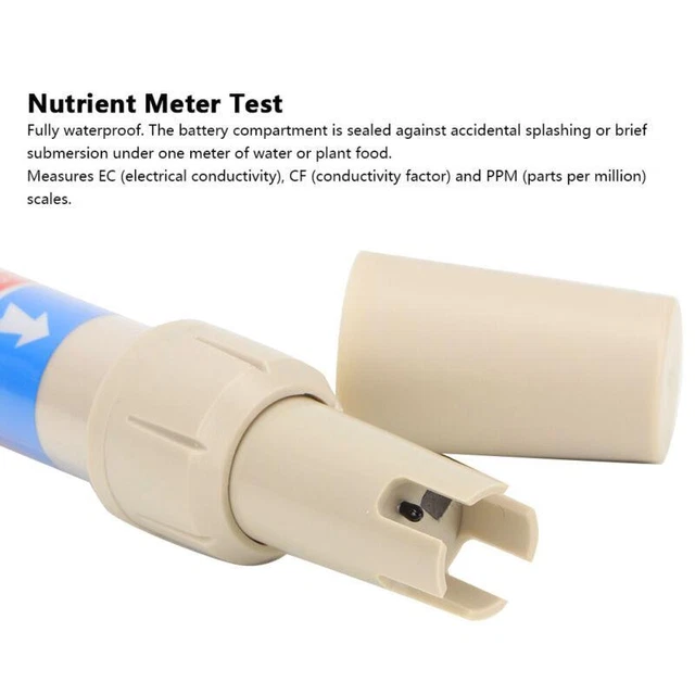 Hydroponic Nutrient Truncheon - EC/PPM/CF Reader for Testing