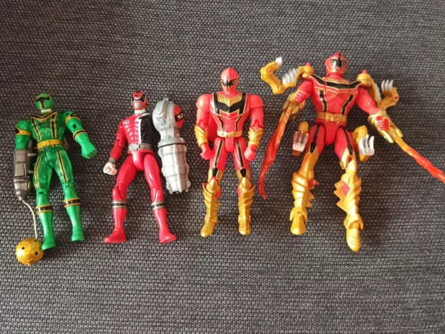 Power Rangers Mystic Force Figuren Set Action Figure 15cm 2005 Bandai