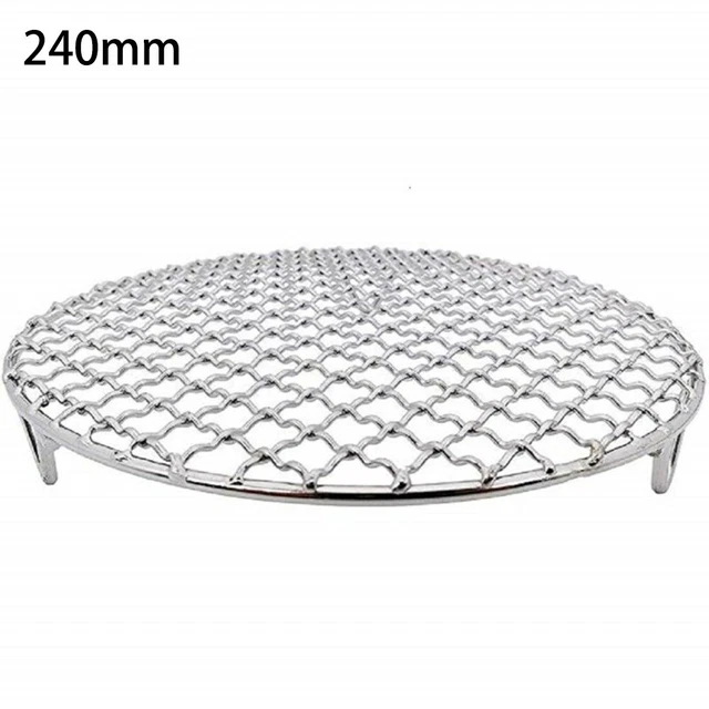 201 Acero inoxidable, Redondo para Refrigeración de Pasteles Enfriador de Alambres Hornear Bandeja Fría Red