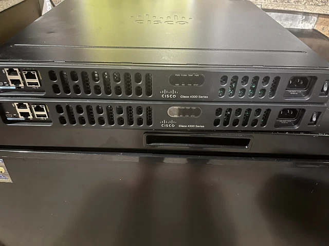 CISCO ISR4331/K9 3-PORT Gigabit ISR Router ISR4331 TESTED - NO CPU ...