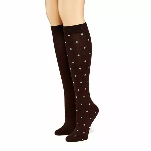 Hanes® Women's PREMIUM Knee High Socks Cushioning 2-Pairs "Soft & Silky"