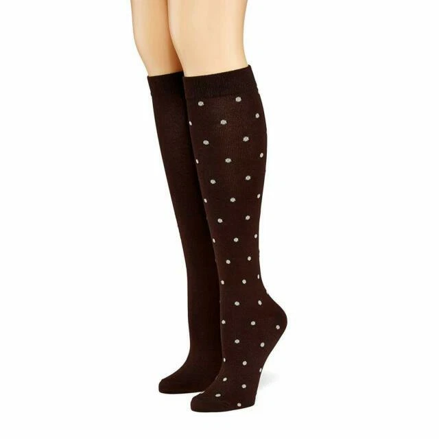 Hanes® Women's PREMIUM Knee High Socks Cushioning 2-Pairs "Soft & Silky"