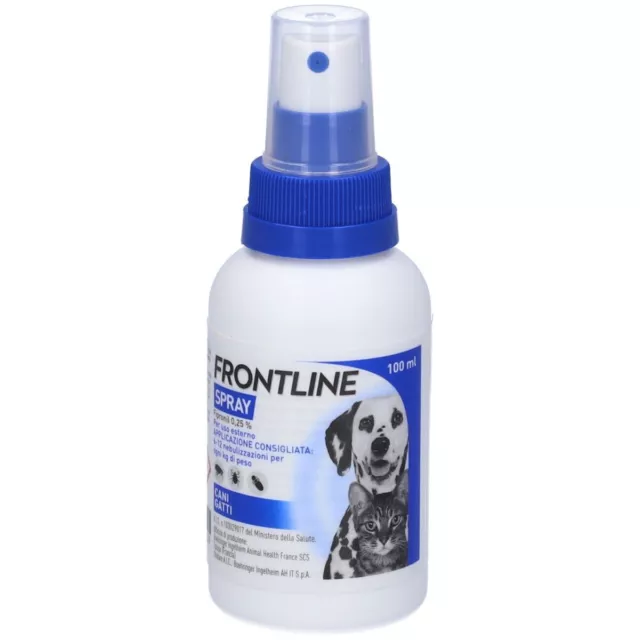Frontline Spray Antiparassitario Cani e Gatti 100 ml