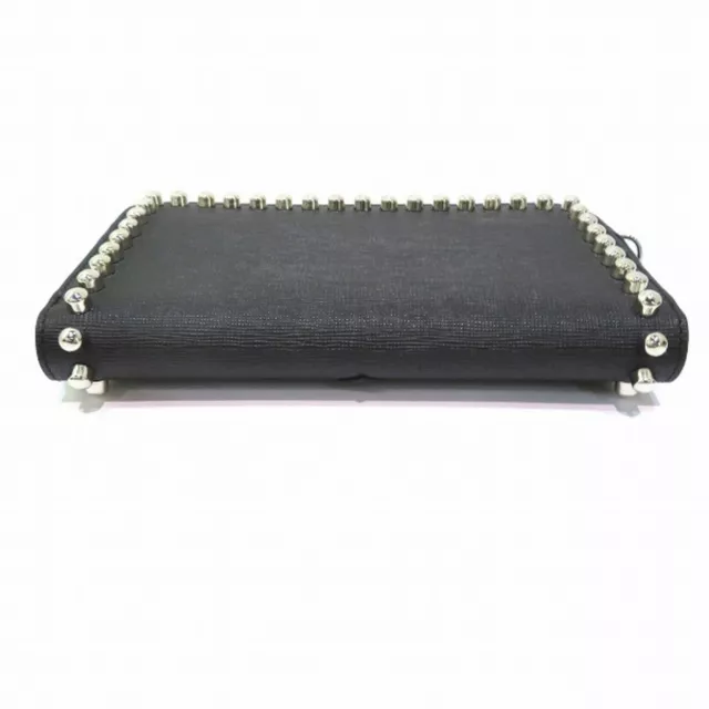 Fendi Karlito Black Leather Wallet Authentic 3