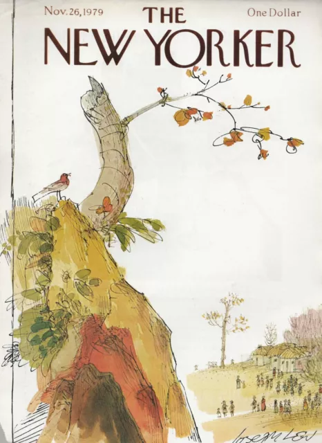 The New Yorker November 26, 1979 Joseph Low FRONT COVER ONLY