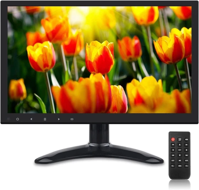 12 Zoll IPS LCD Monitor FHD 1920x1080 Farbdisplay HDMI/VGA/USB/für Laptop PC