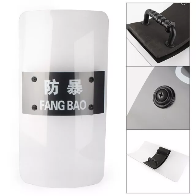 Rectangle Arm Shield Anti-Riot Security For Police Tactical CS 500X 900X3mm