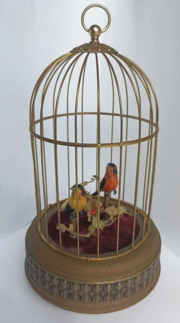 Jouet pour chat - Oiseau rouge - tissu ethnique