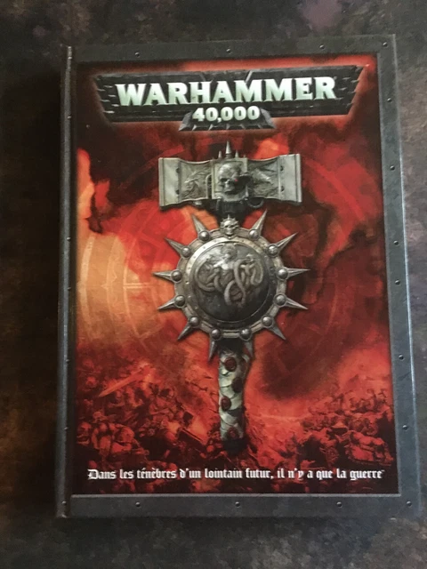 Livre De Règles Warhammer 40,000 VF – Games Workshop – Neuf