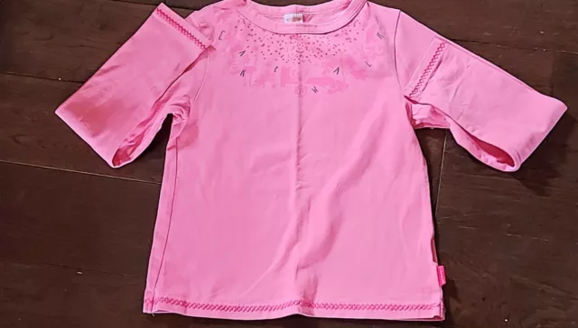Girls  Beatiful Soft Cotton  Sweatshirt  In A Striking  Pink Colour Age 8