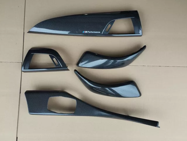 BMW F21 F22 F87 M2 Fibra de Carbono Interior Trim Set Kit PRE LCI 2 PUERTAS LHD