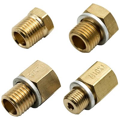 Equus Adapter Kit - Oil Press 1/8-27 NPT to Metric - E9843