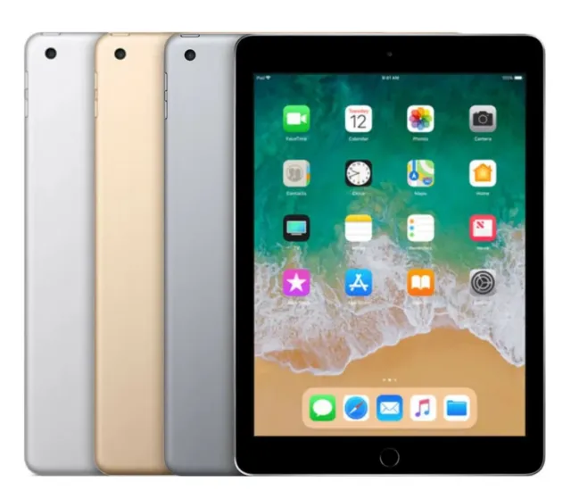 Apple iPad 5th Gen. 128GB, Wi-Fi, 9.7in - Gold/Grey -Very Good Condition