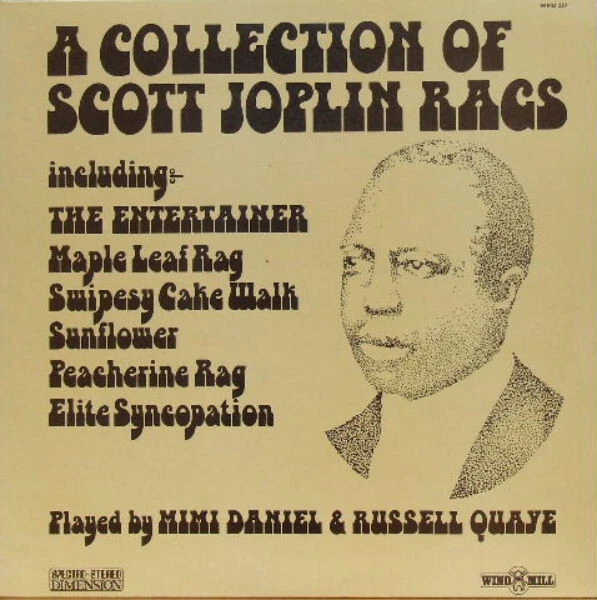 Mimi Daniel - A Collection Of Scott Joplin Rags - Used Vinyl Record - P5816S