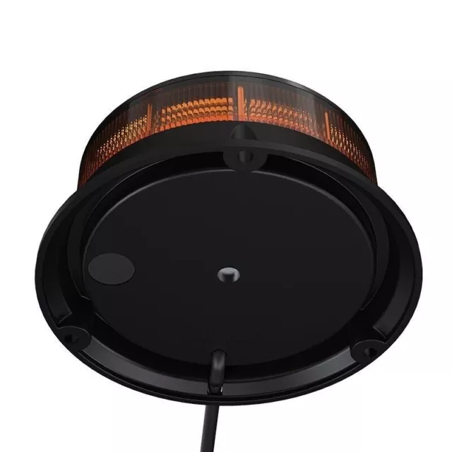 Gyrophare LED 12-24V Orange Rotatif 7 Modes Flash 30 LED R65 E9 IP67 Profile Bas 3