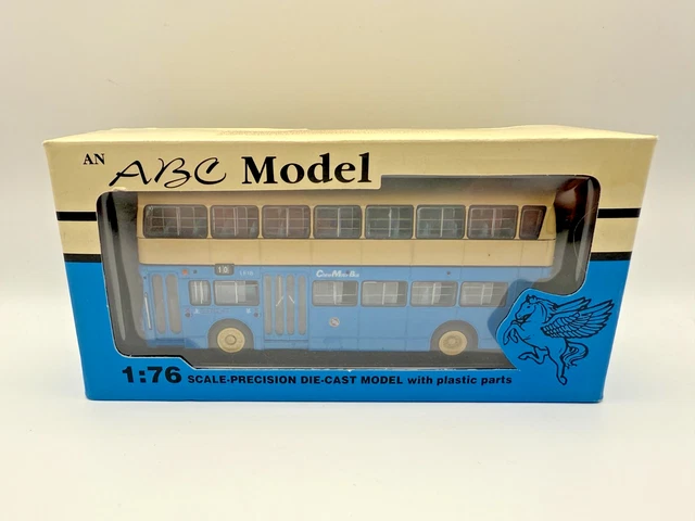 Miniature ABC Models 1/76 - Leyland 1974 Hong Kong Jumbo Bus R10 - Diecast
