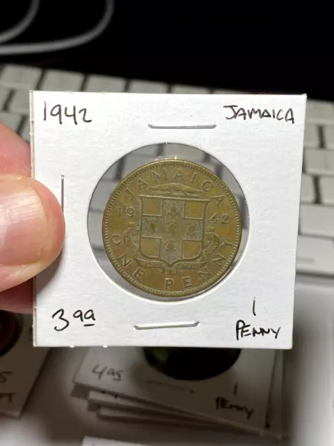 1942 Jamaica 1 Penny