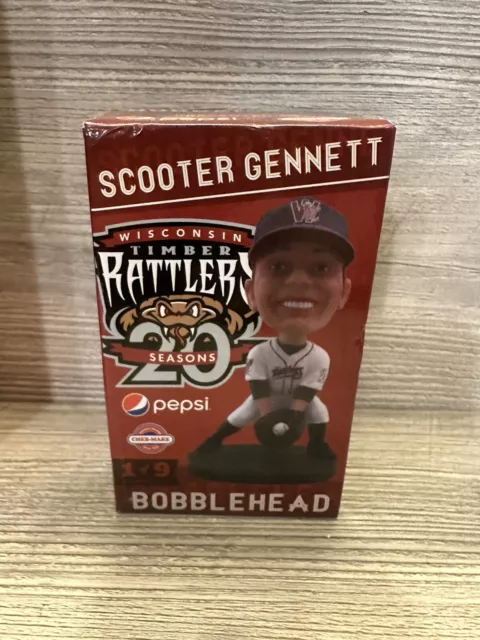 2014 Wisconsin Timber Rattlers Scooter Gennett Bobblehead Baseball