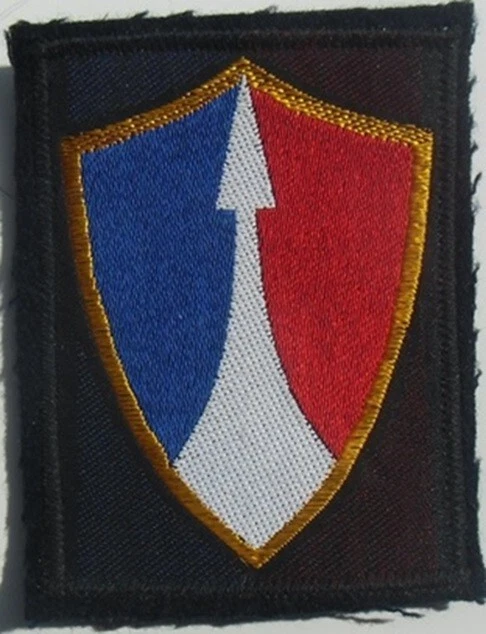 2° CA : insigne tissu du 2° Corps d'armée sans chiffre