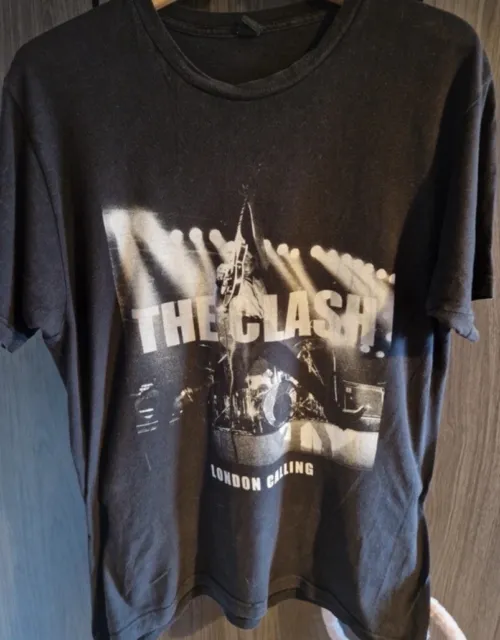 The Clash T Shirt Punk Rock Band Merch Tee London Calling Size L Joe Strummer