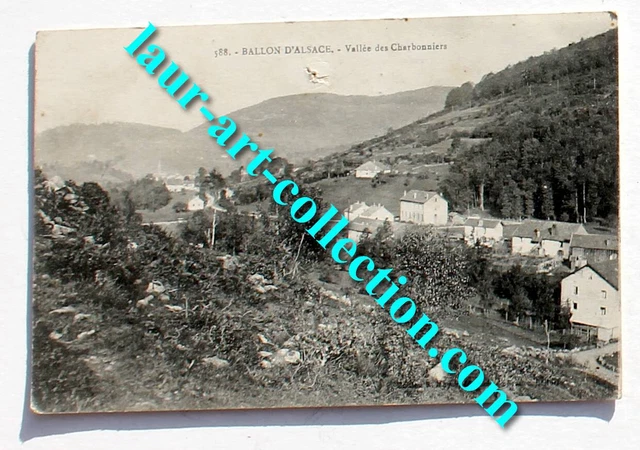 Cpa 90, 88 Vosges - Ballon D'alsace Charbonniers, Carte Postale Montagne Village
