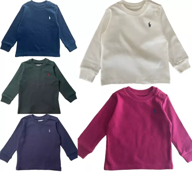 Ex Ralph Lauren Baby Jungen Mädchen gestrickt Langarm Warm Top 3,6,9,12,18,24m 2