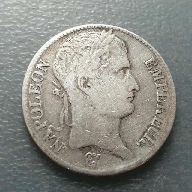 Francia France Napoleon Bonaparte 5 Francos 5 Francs 1813 M Toulouse Bc+/Mbc-