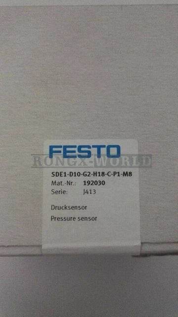 1PC FESTO SDE1-D10-G2-H18-C-P1-M8(192030) Pressure sensor New