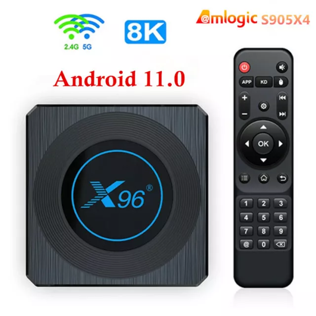 X96 X4 S905X4 Android 11.0 Smart TV Box 4G 32G/64G TV Box WiFi HDR Media player