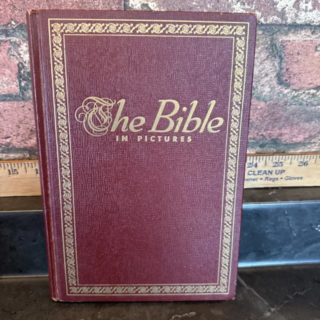 The Bible in Pictures  Hardcover Book Edited By Ralph Kirby Greystone Press