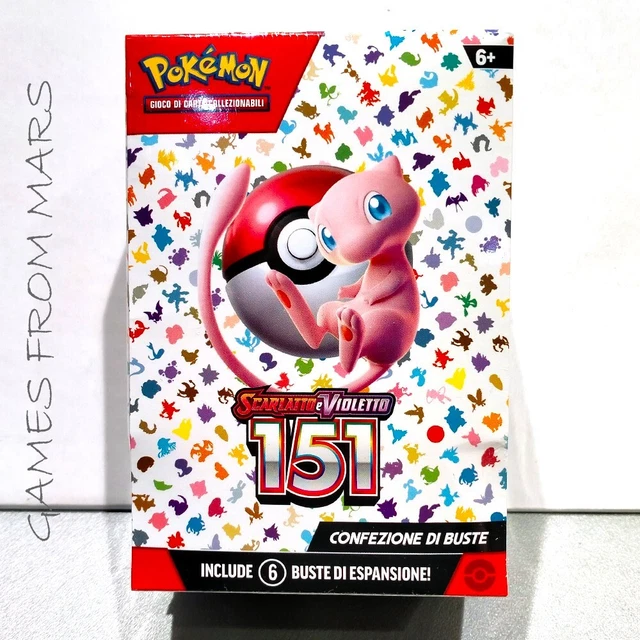 POKEMON 151 SCARLATTO & VIOLETTO ITA / Pack Confezione di 6 Buste Espansione