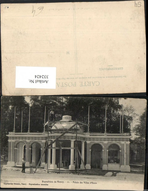 332424,Lothringen Meurthe-et-Moselle Exposition de Nancy Palais des Villes d'Eau