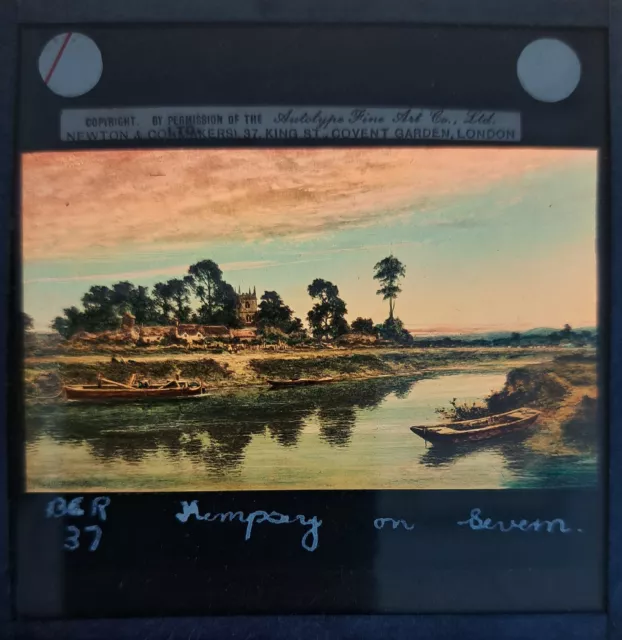 Glass Magic Lantern Slide. Unknown 'on Severn.' 244.