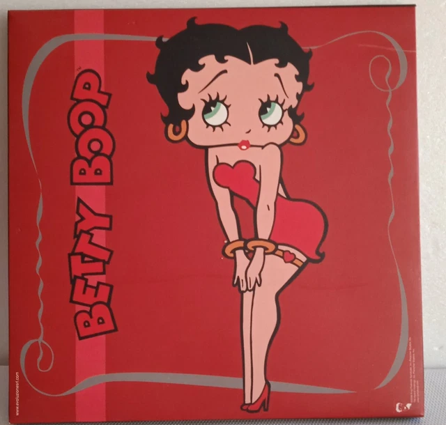 betty boop quadro 25x25 cm
