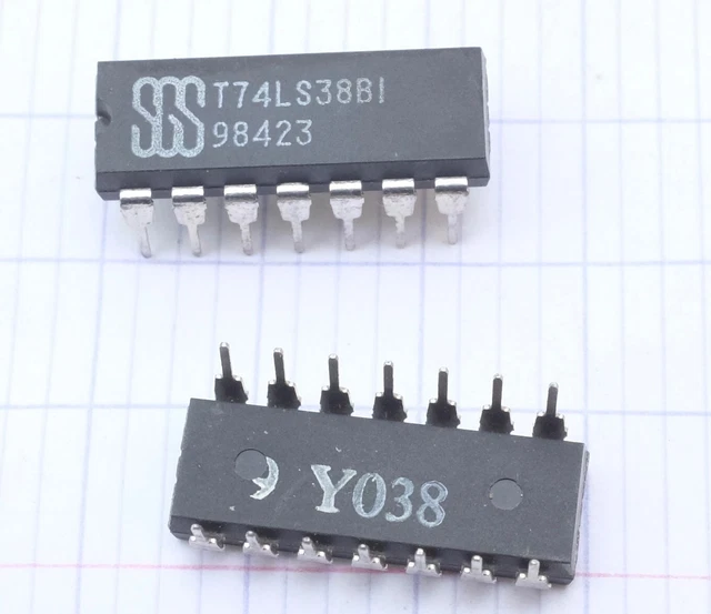 2x Circuits Intégrés SGS Thomson LM2901N – DIP 14 – Neufs De Stock Ancien – Lot De 2 Pièces