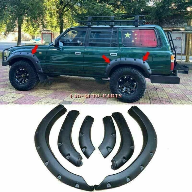FOR TOYOTA LAND Cruiser LC/FJ80 199197 Fender Flares Wheel Arches Wide