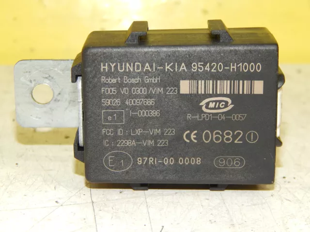 Kia Sportage Mk2 06-10 2L Diesel Immobiliser Control Module 95420H1000