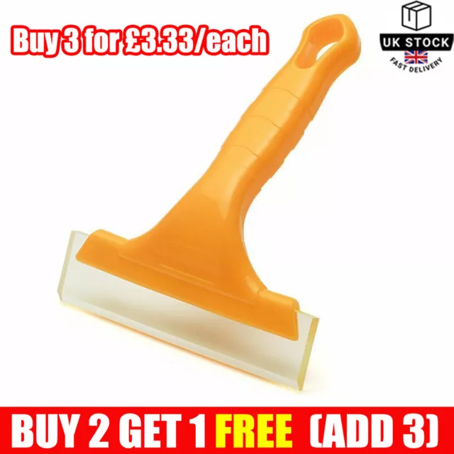 Silicone Water Wiper Squeegee Blade Car Water Drying Aid Glass Shower  Household
