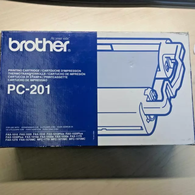 6 x *GENUINE* Brother PC-201 Printing Cartridges  FREE POSTAGE