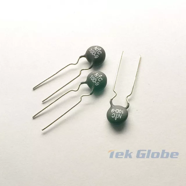 10pcs NTC 10D-9 10 ohm B 2800K 2A Thermistor Temperature Sensor