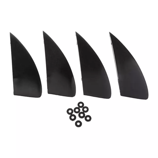 4x Surfboard Fins Wakeboard Fins Easy to Install Cruiser Deck Kiteboard Fin