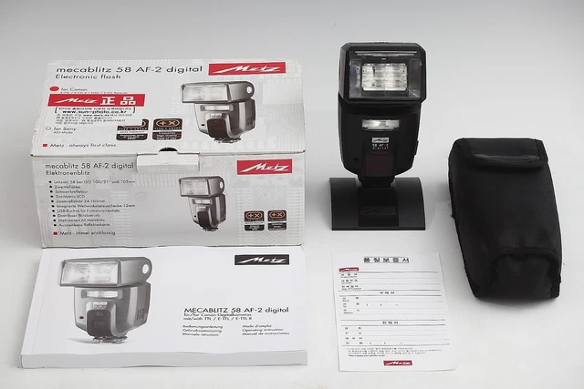 Metz Mecablitz 58 AF-2 Digital Shoe Mount Flash for  Canon