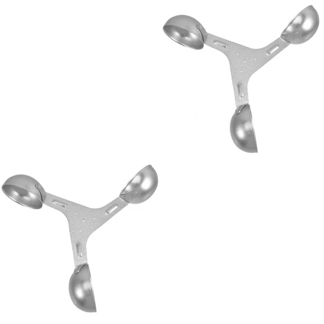 2 Count Windmesser Tasse Anemometersensor Luftstrom Fall Aluminiumlegierung