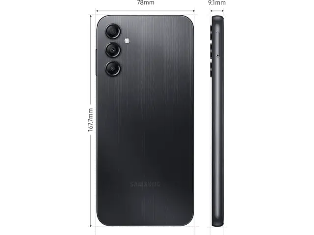 Móvil - Samsung Galaxy A14, Negro, 128 GB, 4 GB RAM, 6.6" FHD+