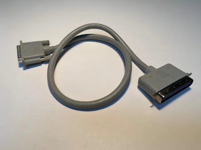 Scsi Cable: DB25 Male to 50 pin Male. 30" in length