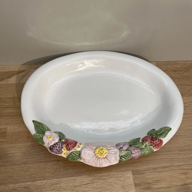 Assiette à huîtres barbotine - Sarreguemines - Brocante en ligne