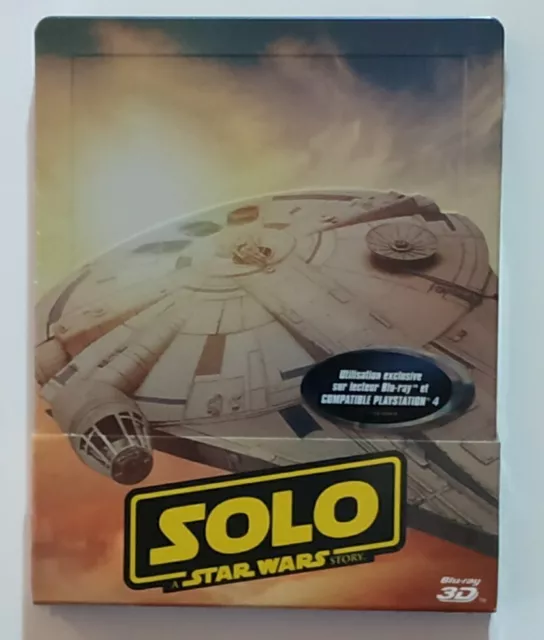 Steelbook Solo Star Wars 3D & Blu -Ray Neuf Sous Blister 